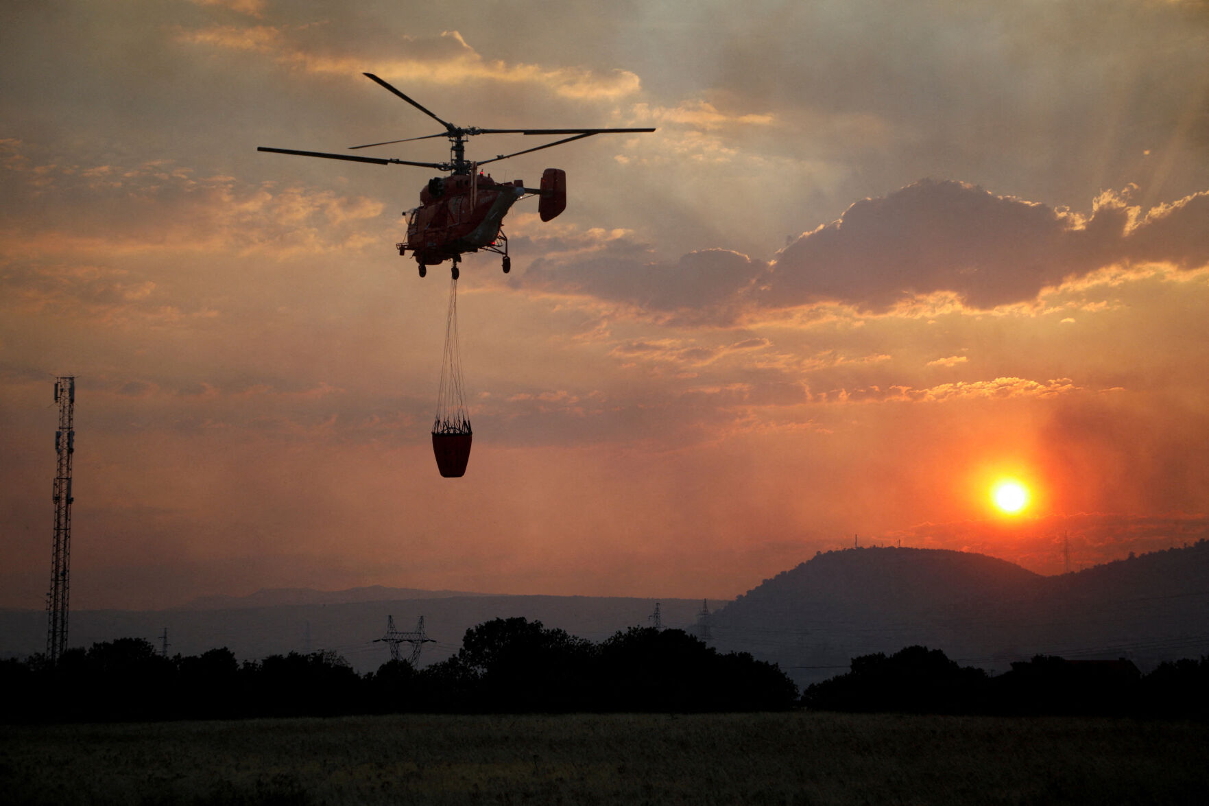 A heat wave scorches parts of Europe and fans wildfire threat in France